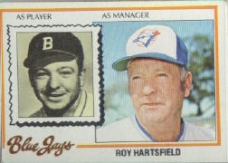 1978 Topps Baseball Cards      444     Roy Hartsfield MG